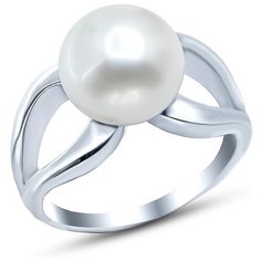 Silver WINGS Кольцо с жемчугом из серебра 21ar1450wfm/ra-148, размер 16.5