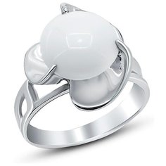 Silver WINGS Кольцо с ониксами из серебра 21vrafa02731a-19, размер 18.5