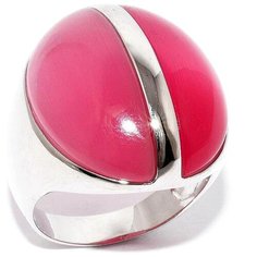 Silver WINGS Кольцо с кошачьим глазом из серебра 21sr0455-c003+c004-97, размер 17.5