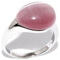 Silver WINGS Кольцо с кошачьим глазом из серебра 21sr1103-с033-97, размер 16.5