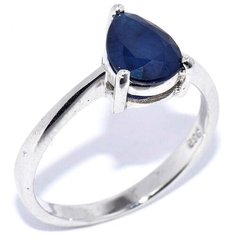 Silver WINGS Кольцо с сапфирами из серебра 21gre1316-70-30, размер 17.5