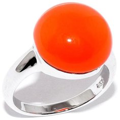 Silver WINGS Кольцо с кошачьим глазом из серебра 21sr1153-с033-97, размер 17