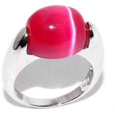 Silver WINGS Кольцо с кошачьим глазом из серебра 21sr1108-c004-97, размер 16.5