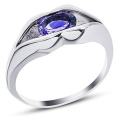 Silver WINGS Кольцо с топазами из серебра 21gre1304-69-73, размер 18.5