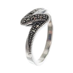 МАРКАЗИТ Кольцо с марказитами из серебра HR1423, размер 17.5