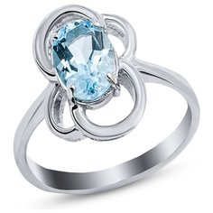 Silver WINGS Кольцо с топазами из серебра 21vsdfa00511-19, размер 17.5