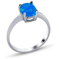 Silver WINGS Кольцо с опалами из серебра 21vsesk01298c-19, размер 16.5