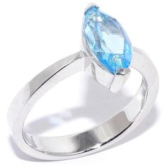 Silver WINGS Кольцо с топазами из серебра 210092-32-176, размер 19