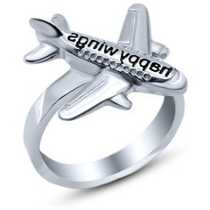 Silver WINGS Кольцо с эмалью из серебра 21phw01-113, размер 17.5