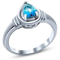 Silver WINGS Кольцо с топазами из серебра 21swc-0024-151, размер 17.5