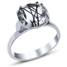 Silver WINGS Кольцо с кварцами из серебра 21vrafa01808b-19, размер 17.5