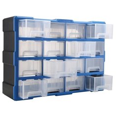 Ящик DEKO DKTB6 52x16x37.5 см черный/синий