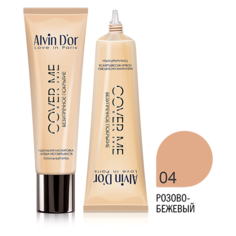 Alvin Dor Тональный крем COVER ME безупречное покрытие, 25 мл, оттенок: 04 розово-бежевый