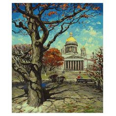 Белоснежка Картина по номерам "Свидание у Исаакиевского собора" 40х50 см (918-AB)