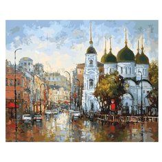 Белоснежка Картина по номерам "Вид на Сухаревскую площадь" 40х50 см (120-AB)