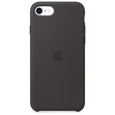 Чехол Apple силиконовый для Apple iPhone SE (2020) черный