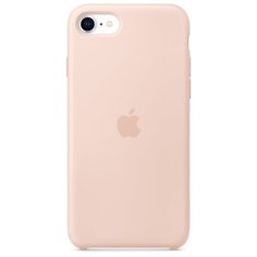 Чехол Apple силиконовый для Apple iPhone SE (2020) розовый песок