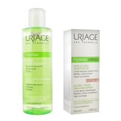 Uriage Набор Hyseac 3-regul + Hyseac очищающий лосьон