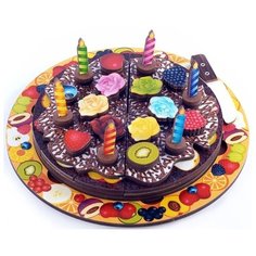 Пирамидка-сортер Нескучные игры Торт