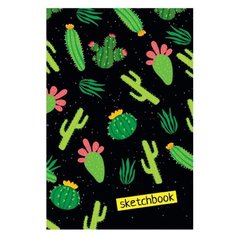 Скетчбук Проф-Пресс Кактусы 21 х 14.8 см (A5), 80 г/м², 80 л.