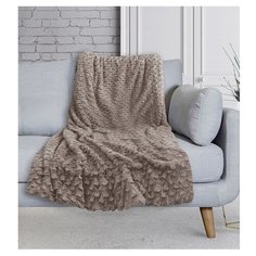 Плед ДеНАСТИЯ Капелька, 200 x 220 см, серый