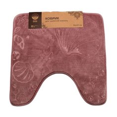 Коврик ДеНАСТИЯ Ракушки 50х50 см розовый