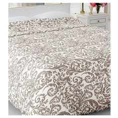 Покрывало ДеНАСТИЯ Жаккардовое трехслойное (орнамент 1), 200 x 240 см, коричневый