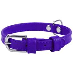 Ошейник COLLAR Glamour без украшений 3270 27-36 см фиолетовый