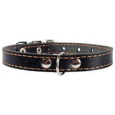 Ошейник COLLAR одинарный 0016 24-32 см черный