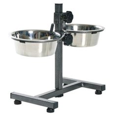 Подставка TRIXIE 24923 с мисками 2 х 4.5 л черный