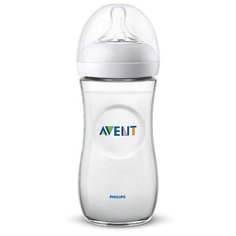 Philips AVENT Бутылочка полипропиленовая Natural SCF036/17, 330 мл с 6 мес., бесцветный
