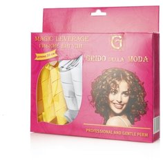Гибкие бигуди Grido della Moda FL-1 (25 мм) 18 шт. желтый/белый