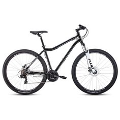 Горный (MTB) велосипед FORWARD Sporting 29 2.0 Disc (2020) черный/белый 17" (требует финальной сборки)