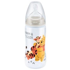 NUK First Choice Plus Disney Winnie the Pooh бутылочка 300 мл с рождения, бежевый