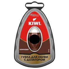 Kiwi Губка с дозатором Express Shine коричневый