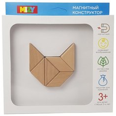 Магнитный конструктор Mizy Деревянный 22003 Котик
