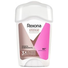 Rexona антиперспирант, крем, Clinical Protection Сухость и Уверенность, 45 мл