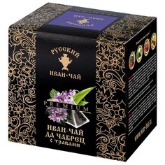 Чай травяной Русский иван-чай Premium да чабрец с травами в пирамидках, 12 шт.