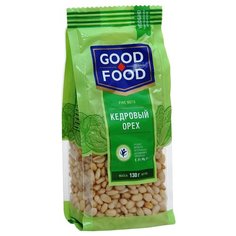 Кедровый орех GOOD FOOD очищенный сушеный, пластиковый пакет 130 г