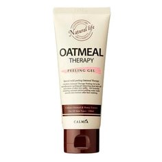 Calmia пилинг-гель для лица Oatmeal therapy peeling gel с овсом 100 мл