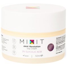 MIXIT AHA! Revolution Day Cream glycolic 3% Дневной крем для лица с гликолевой кислотой (SPF 15), 50 мл