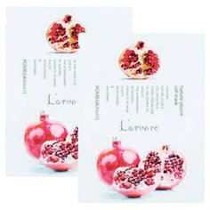 Larvore Тканевая маска Nature Source Cell Mask с экстрактом граната, 25 г, 2 шт. L’Arvore
