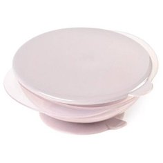 Тарелка Happy Baby на присоске с крышкой (15002) lilac