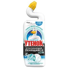 Туалетный утенок гель для унитаза Отбеливающий Пенящийся Морской 0.75 л