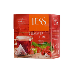 Чайный напиток красный Tess Summer time в пирамидках, 20 шт.