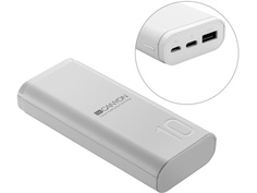 Внешний аккумулятор Canyon Power Bank 10000mAh White CNE-CPB010W