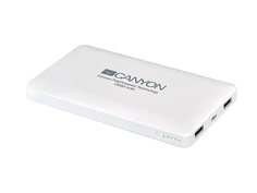 Внешний аккумулятор Canyon Power Bank 15000mAh White CNS-TPBP15W