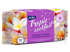 Салфетки Aura Tropic cocktail 60шт 4751023293974