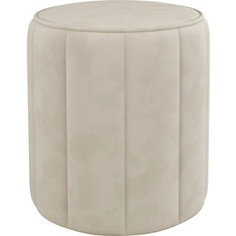 Пуф Нижегородмебель и К Вояж ткань ТП 167 Бентли 03/платиновый