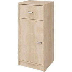 Тумба Олимп Тифани-15 дуб сонома / ДВПО белый Olimp